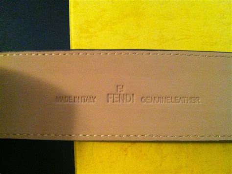 do fendi belts have serial numbers|fendi authentication code.